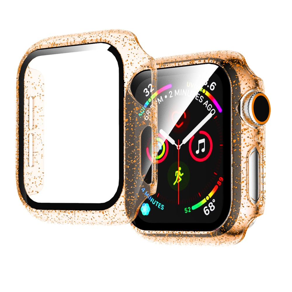 Glitter Jelly Case + Screen Protector for Apple Watch