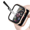 Glass + Metal Frame Case for Apple Watch 