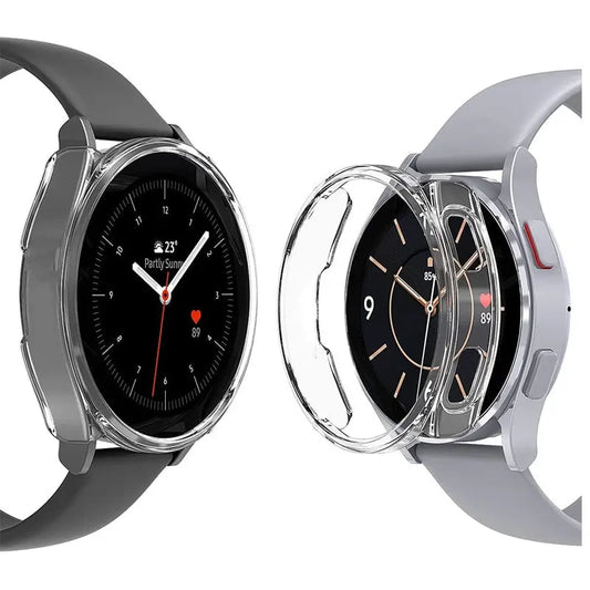 TPU plated case for Samsung Galaxy watch 4 classic, showing edge protection without screen cover.
