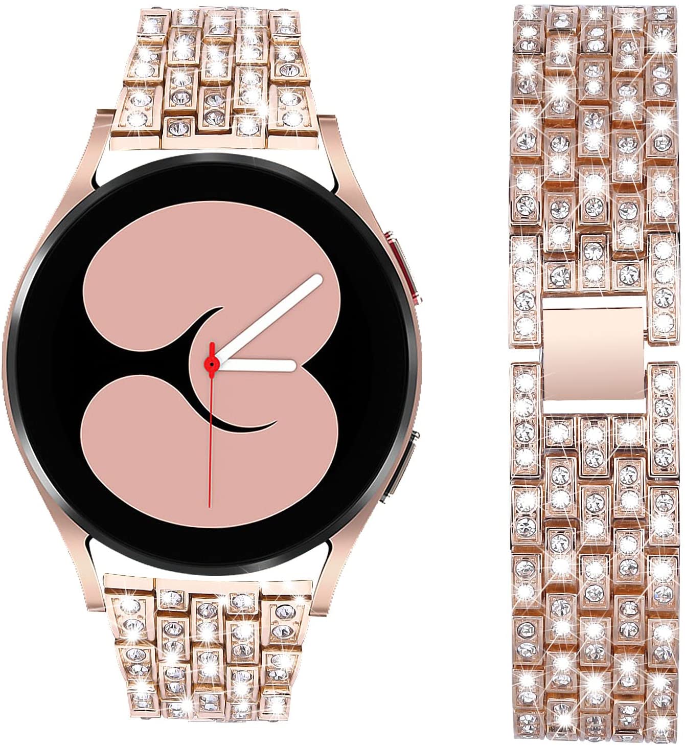 Bracelet luxueux de style diamant pour montres Amazfit 