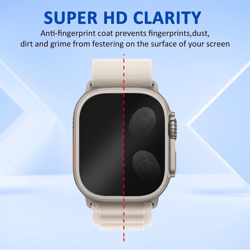 Film HD anti-rayures pour Apple Watch Ultra 49 mm 