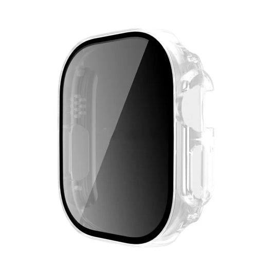 Anti-Spy Screen Protector with Case for Apple Watch protecting privacy and ensuring durability with precise cutouts.