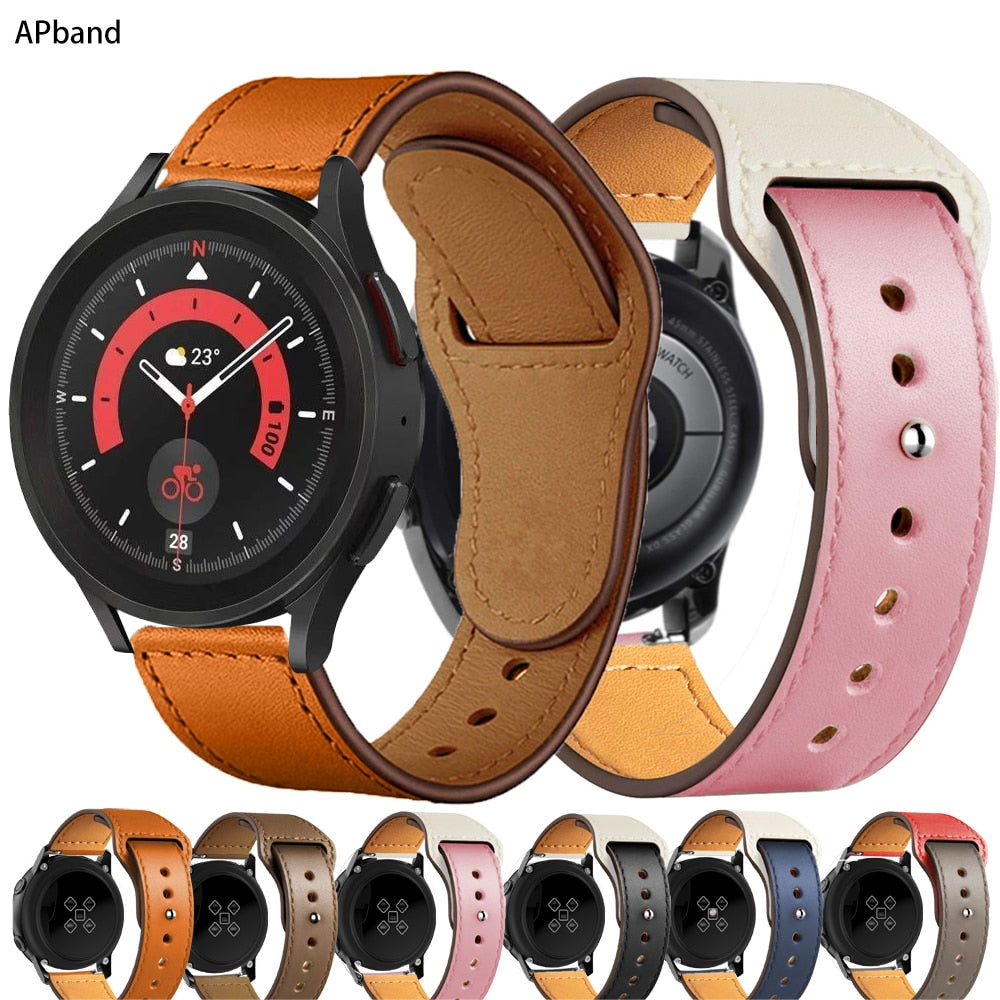 Stylish Leather Bands for Amazfit Watch