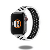 Sport Silicon Solo Loop Bands white black