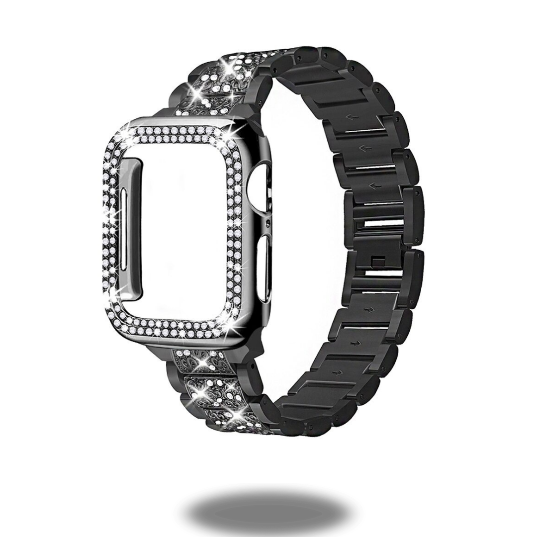 Diamond Style Stainless Steel Bracelet with Silicon Diamond Case
