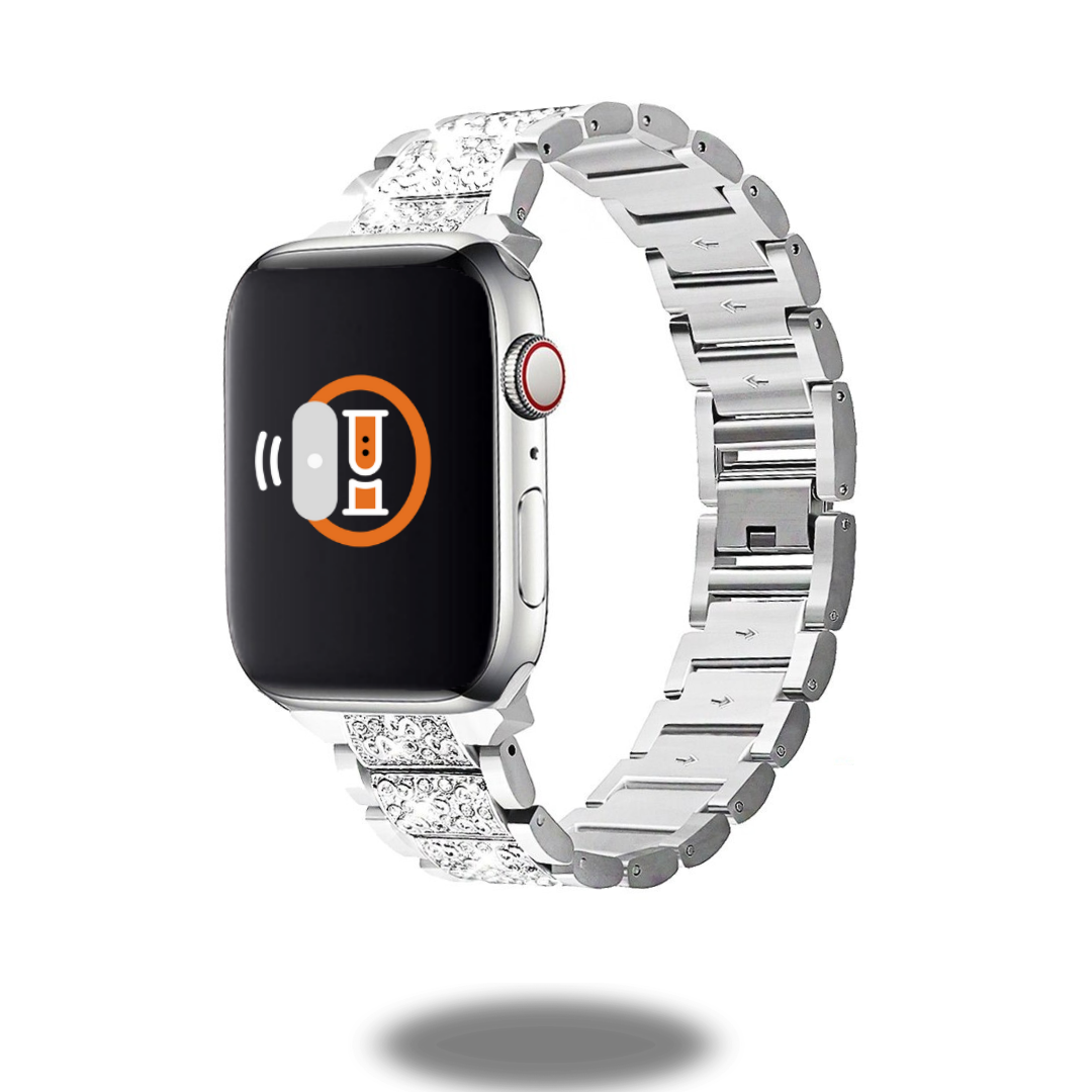 Diamond Style Stainless Steel Bracelet with Silicon Diamond Case