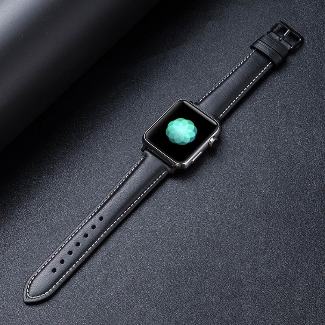 Oil Waxed Genuine Leather Apple Watch Band