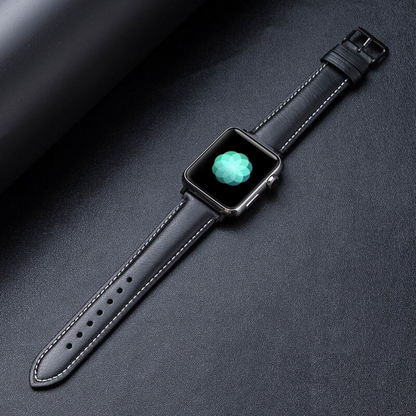 Oil Waxed Genuine Leather Apple Watch Band