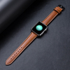 Correa de Apple Watch de cuero genuino encerado con aceite 